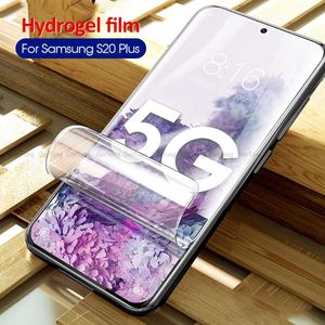 Protecteur d'écran complet pour Galaxy A10 A20 S A30 A50 A70 A10S S20 Plus 20 Ultra A71 A51 autocollant Film Hydrogel téléphone portable protéger protéger