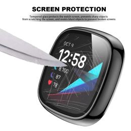 Couverture complète Sillicone TPU Placing Watch Case pour Huawei Watch 4 / Pro Smartband Smartband Screen Film Protector Shell