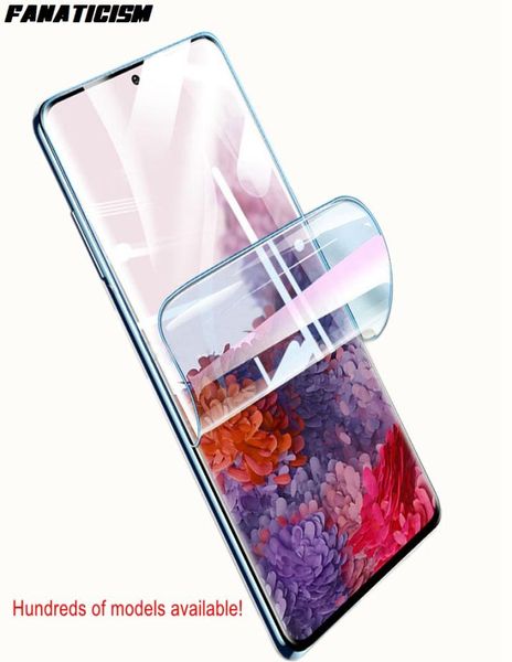 Couverture complète TPU Clear Screen Protector Film Hydrogel glossé pour Samsung Galaxy S23 S22 S21 S20 S10 S9 S8 S7 S6 plus Ultra Fe M51 M35666579