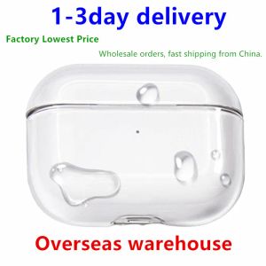 Pour Airpods pro 2 accessoires pour écouteurs Apple airpods 2 3 Gen housse de protection sans fil Bluetooth écouteurs blanc PC coque rigide protection casque Silicone