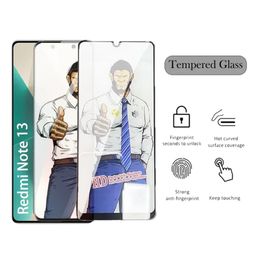 Protector de pantalla de cobertura completa de vidrio templado para Xiaomi Redmi Note 12 13 Pro Plus 12S 12Turbo 12Speed 12Tpro 13 Pro + películas de vidrio