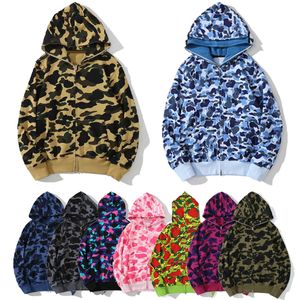 Sweat à capuche pour hommes de concepteur complet pour femme Veste de camouflage Sweat à capuche Sweat à capuche Homme Femme Pull à manches longues Tech Fleece Pull utile