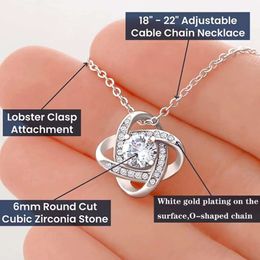 Pendre en diamant complet Eternal Star Mom Girl Girl Gift Clover Collier