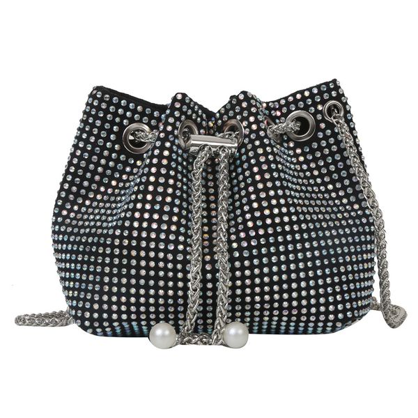 Bolso tipo cubo con perforación completa, cartera de mano para noche, bolsos de mano para mujer, bolso de lujo para mujer, nuevo diseño FMT-4026