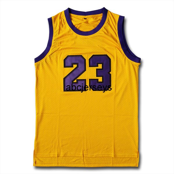 Broderie complète Martin Payne TV Show # 23 Basketball Jersey Yellow Stitch Retro College Jersey XS-6XL