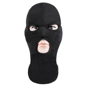 Masque facial complet à 3 trous, Protection UV, léger et respirant, pour le Sport en plein air, l'équitation, le cyclisme, coupe-vent, anti-poussière, pare-soleil