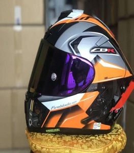 Casco integral de motocicleta X14, casco naranja para montar en Motocross, carreras, Motobike j6LT6100191