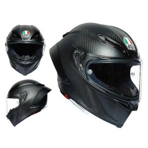 Volledig open Agv-helm Motorhelm Pistarr Track True Carbon Fiber Aangepaste Driver Edition Flower voor mannen en vrouwen 6DVH