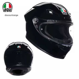 Casque de moto intégral ouvert Agv k K6s casque intégral quatre saisons homme et femme cyclisme moto couverture complète casque de course antibuée léger 029L