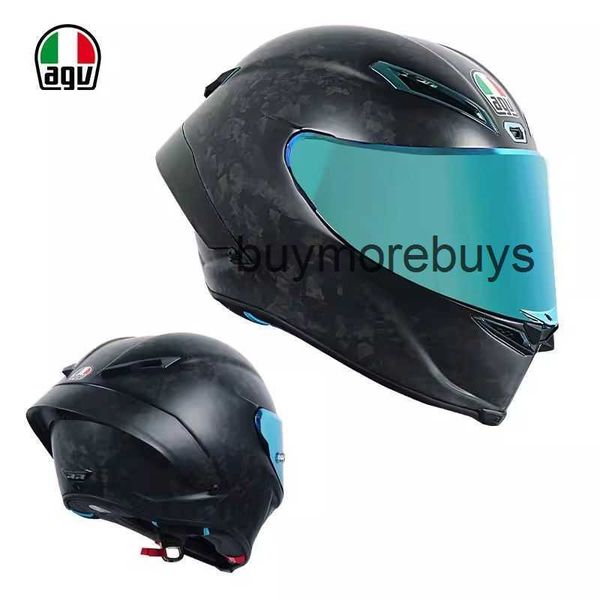 Casque de moto intégral ouvert Italie Agv Pista Gp Rr Rossi casque en fibre de carbone Th anniversaire 4NNC