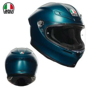 Casque de moto intégral ouvert nouveau Agv Ks casque intégral quatre saisons homme et femme cyclisme moto couverture complète casque de course Anti-buée léger Z6A7