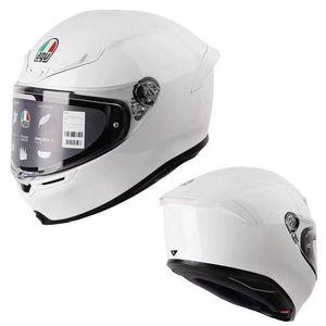 Casque de moto intégral ouvert nouveau Agv Ks casque intégral quatre saisons homme et femme cyclisme moto couverture complète casque de course Anti-buée léger 816E