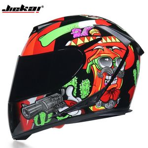 Full Face Racing Motorfiets Helm Capacete Cascos Helmen Dubbele Visor Racing Motocross Helm Casco Men Modular Moto