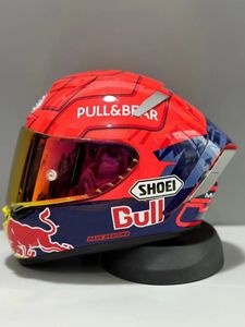 Volledig gezicht Shoei X14 X-Fourteen MM93 Marquez 8 Redbu LL Motorfietshelm Anti-Fog Visor Man Riding Car Motocross Racing Motorbike helm