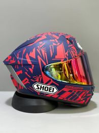 Shoei intégral X15 X-Fifteen X-SPR PRO Marque 93 Dazzle rouge ANT casque de moto visière anti-buée homme équitation voiture motocross casque de moto de course