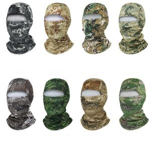 Volledig gezicht tactische camouflage balaclava masker ski fiets fietsen leger jagen sjaal multicam militaire airsoft cap mannen hoofd cover mask