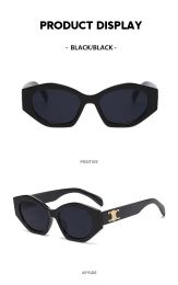 Gafas de sol de diseñador de marco completo para mujer Moda Letras doradas Sombras Gafas Gafas de sol vintage Para hombre Ins Color popular Putdoor Vacation -79ik