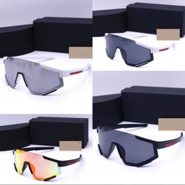 Full frame heren zonnebril nieuwe mode mannelijke sport zonnebril witte bril hip hop koud stijl brillen strand partij cadeau paar accessoire hj028 F4