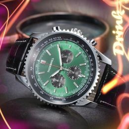 Fonction complète Stophatch Timer Watch Fashion Casual Clock Man Numéro Numéro numérique Designer Luxury Quartz Automatic Mouvement Robe Hour Watche 2584