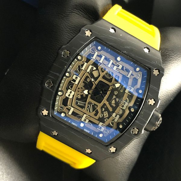 Pleine fonction les nouvelles montres pour hommes montre de luxe de marque supérieure hommes Mille Quartz montres automatiques DZ horloge masculine AAWA