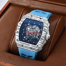 Full-Functional New Men's Watch Luxury Watch Men's Quartz Automatische polshorloges Stripe Cut-Out Design High-End Women Watches