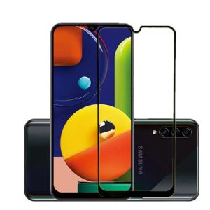 Protecteur d'écran plein de colle pour Samsung Galaxy A14 A13 A12 A11 A10S A10 4G 5G A9S A9 A7 A6 A8 J7 J4 PLUS J4 Core J8 Film de couverture complet en verre trempé