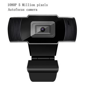 Full HD 1080P WEBCAM 5MP USB 2.0 Webcamera met MIC Auto Focus voor Computer PC-laptop voor video-conferencing Live-uitzending