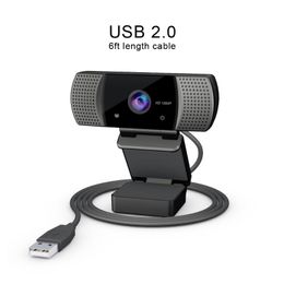 Full HD 1080P Wide Angle USB Webcam 2.0 DriveFree met MIC Web Cam Laptop Online Teching Conference live streaming video