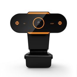 Full HD 720P 1080P Webcam USB met Mic Mini Computer Camera, flexibele draaibare, voor laptops, desktopcamera online onderwijs