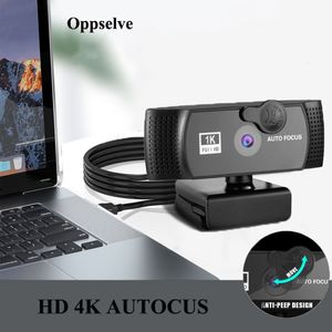 Complet HD HD Ordinateur ordinateur portable Vidéo Webcam Support Stand Stand Autofocus Web Network Caméra de beauté USB avec haut-parleur