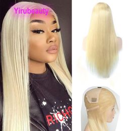 Volledige Kant Pruiken 150% Haardichtheid Indiaas Echt haar Body Wave 613 Kleur Blond Recht Maagdelijk haar Nertsen Yirubeauty Pruik Zijdeachtig Recht