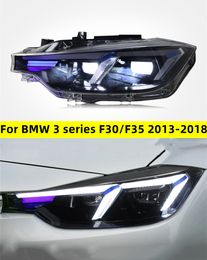 Phase de tête à LED complète pour BMW 3Series F30 / F35 20 13-20 18 320 325 DRL Signal dynamique Daytime Lampe accélérée