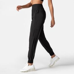 893_FULL Longitud Harem Pants Pantalones de yoga Jogger de gran altura con pantalones de chándal de bolsillo Joggers Mujeres Mujeres pantalones