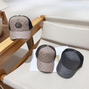 Volledige Letters Designer Heren Baseball Hoed Dames Lente Zomer Luxe Caps Vrije tijd Honkbal Hoeden Mode Outdoor Vakantie Verstelbare Zonnehoed