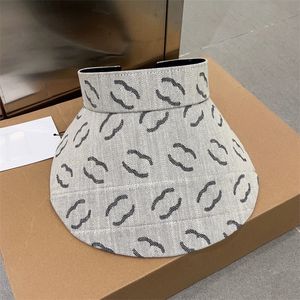 Viseras de letras completas Diseñador de moda Sombreros de cubo ajustables para hombres Mujeres Algodón de lujo Casual Moda Sombreros de copa vacíos Sombrilla Sombreros para el sol