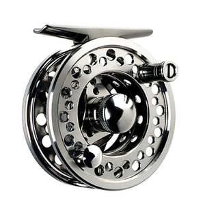 Volledige metaal Ultralicht voormalige vliegvissen reel 21bb CNC Machined Carp Rels Aluminium ijswiel met loskrachten 240506