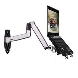 Bras à ressort mécanique en alliage d'aluminium à mouvement complet support mural pour ordinateur portable refroidissement support pour ordinateur portable support pour ordinateur portable bras support de moniteur 325K