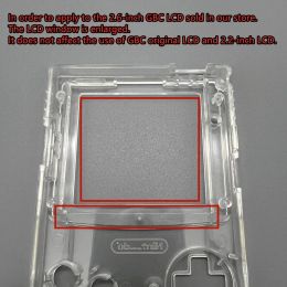 Varicadora de reemplazo nueva completa con botones Pad, almohadilla de goma conductor para el estuche de juego de pantalla GBC para Gameboy Color Shell