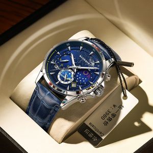 Plein d'étoiles affaires montre haut de gamme hommes mécanique étanche mode montre à quartz hommes en gros étudiant montre garçons