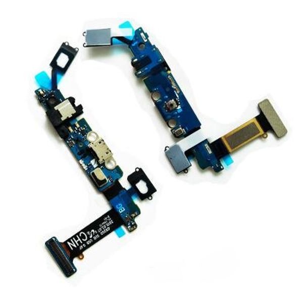 Nuevo puerto USB original completo Conector de cargador de base Cable flexible de carga para Samsung Galaxy S6 G9200 G920F S6 edge G925F Piezas de repuesto f