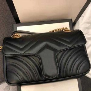 Gama completa Diseñadores Bolsos de hombro Lujos Bolsos Bolsos Monederos Monederos Venta al por mayor Mujeres Top Carteras Bolso cruzado clásico con caja buena