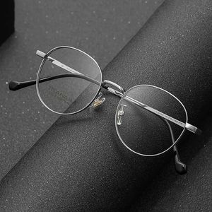 Gafas con montura completa para hombre y mujer, gafas ultraligeras de estilo Retro, gafas para miopía de costado 240131