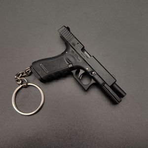 Série complète de jouets de pistolet en métal, modèle de pistolet de haute Simulation détachable G17 M1911 Desert Eagle M92F, pistolets en alliage à assemblage gratuit, porte-clés cadeau pour garçons adultes AF2066