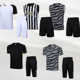 Conjunto completo 2023 2024 Juventus Soccer Chándales DI MARIA VLAHOVIC KEAN POGBA CHIESA McKENNIE LOCATELLI Conjunto de entrenamiento 23 24 JUVE SHORTS POLO Chaleco