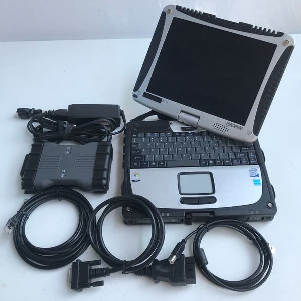 Herramienta de diagnóstico de conjunto completo MB Star Sd C6 x-entry DOIP con CF-19 Laptop 360GB SSD diagnóstico multiplexor último software escáner de codificación de coche