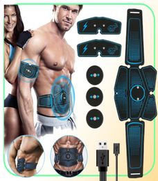 Volledige set EMS draadloze spierstimulator Trainer Smart Fitness Abdominale training Hip Trainer Machine Elektrische spierstimulator3511567