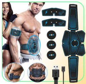 Volledige set EMS draadloze spierstimulator Trainer Smart Fitness Abdominale training Hip Trainer Machine Elektrische spierstimulator8787612