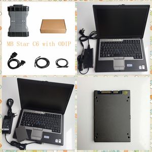 Volledige set Diagnostic Tool MB Star sd c6 X-entry DOIP met D630 laptop 480 GB SSD Diagnose Multiplexer Nieuwste V12.2023 Auto