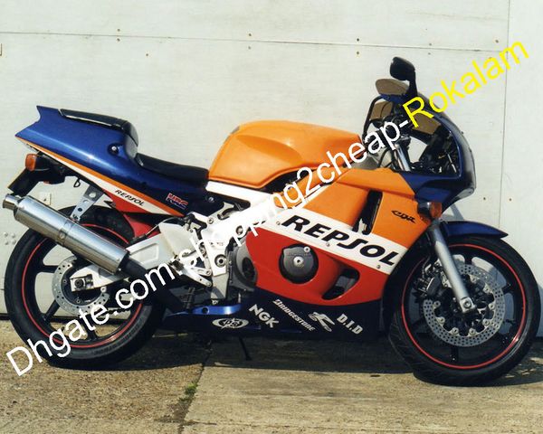 Kit complet de carénage de moto pour Honda CBR400RR NC29 CBR 400RR CBR400 RR 1990-1998 Carrosserie Moto Orange Rouge Blanc Noir Bleu