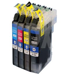 Juego completo de cartuchos de inyección de tinta LC233 compatibles con impresora Brother MFCJ4620DW J5720DW J5320DW DCPJ4120DW 6323222